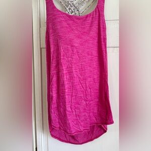 Lululemon Wild Tank - Heathered Jewelled Magenta / Dottie Dash White Black
